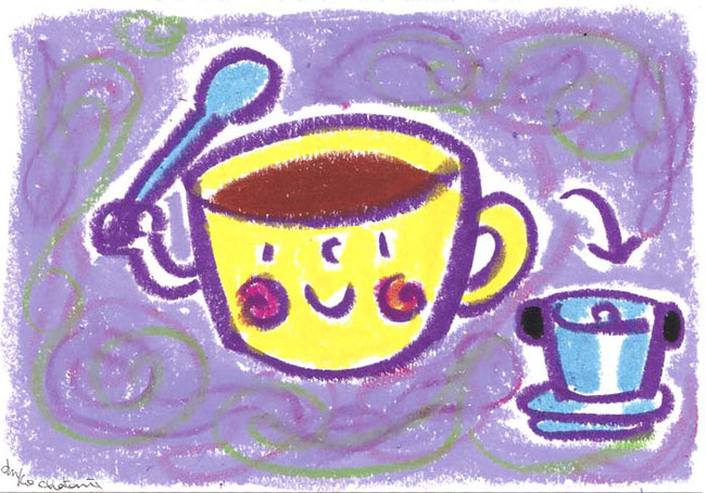 コーヒーイラスト 茶谷順子 ベトナムコーヒー
