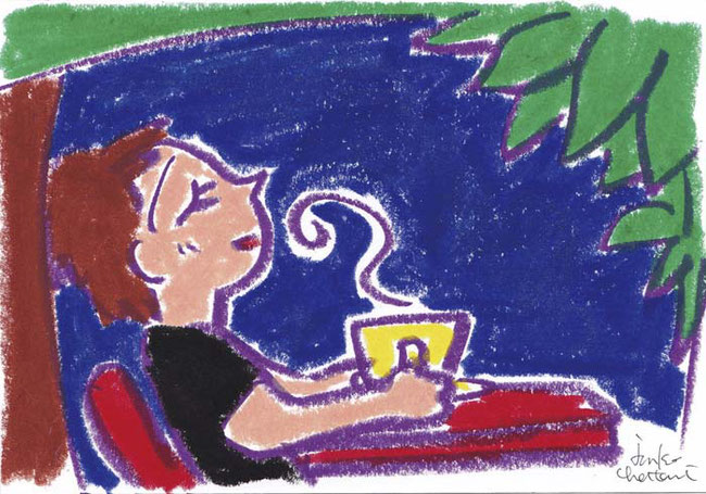コーヒーいらスト 茶谷順子 ベトナムコーヒー