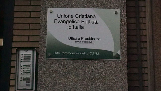Sede degli Uffici dell'Ucebi    ( foto Silvio Consoli)