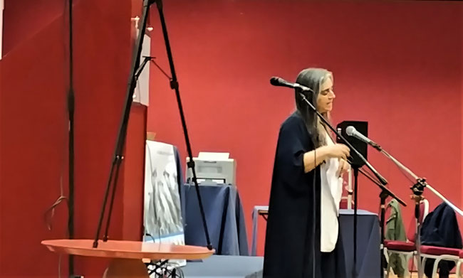 Serata pubblica "Preghiera su pace in Ucraina e accoglienza rifugiati", Past.ra Antonella Scuderi.