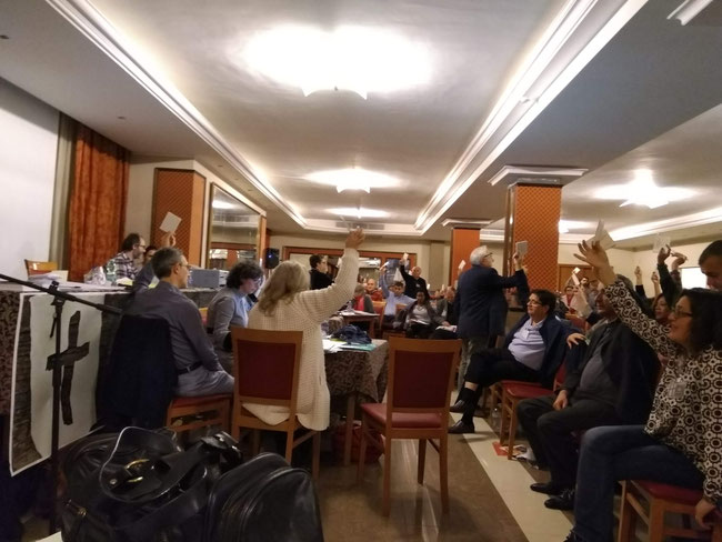 Foto di repertorio: AG 2018, durante le votazioni. ( Foto Silvio Consoli)