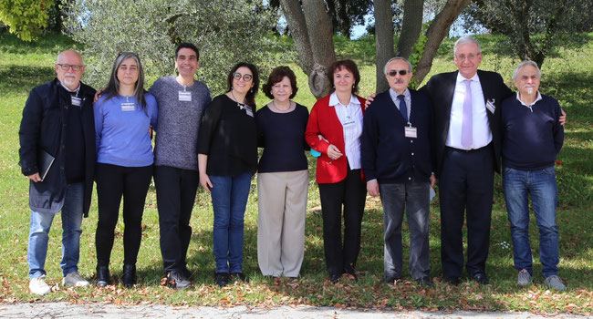 Il nuovo CE. Da sx: Stefano Meloni, Antonella Scuderi, Alessandro Spanu, Marta D'Auria, Banfo, Stefani Polo, Giovanni Arcidiacono, Giuseppe Miglio, Carmine Bianchi.