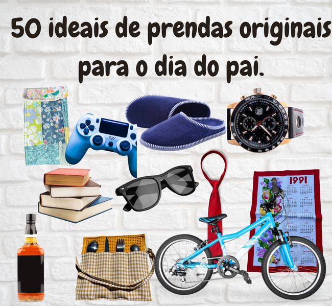 50 ideais de prendas originais para o dia do pai.