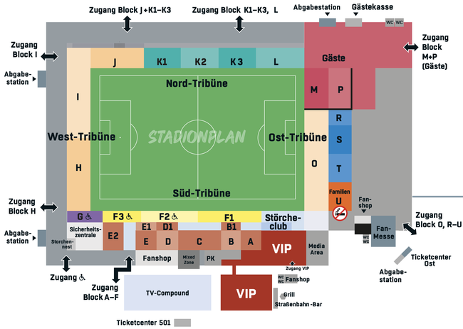 Stadionplan Holstein Kiel Sitzplan Blockplan Holstein Stadion 2026 2027