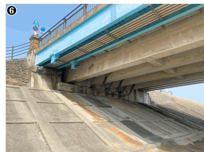 上の橋(一関)　支承