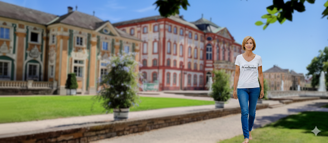 Lady im Schlossgarten Bruchsak (c) DM