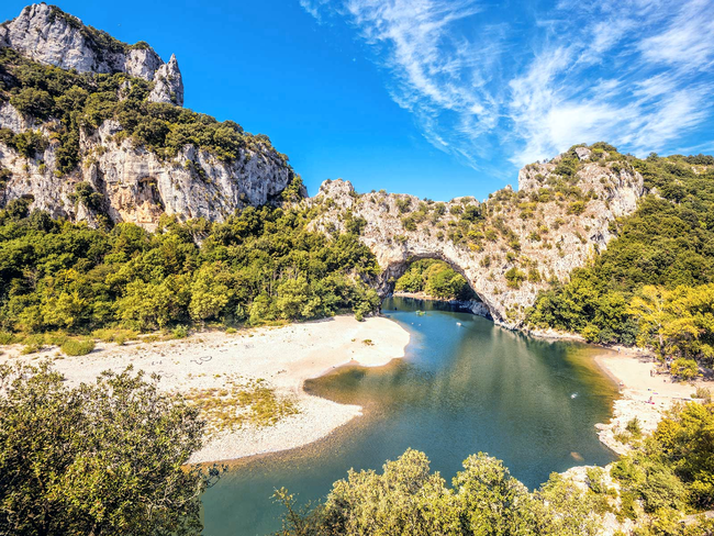 The Pont d'Arc, in the Gorges de l'Ardèche