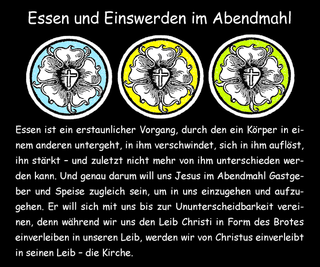 Essen und Einswerden im Abendmahl
