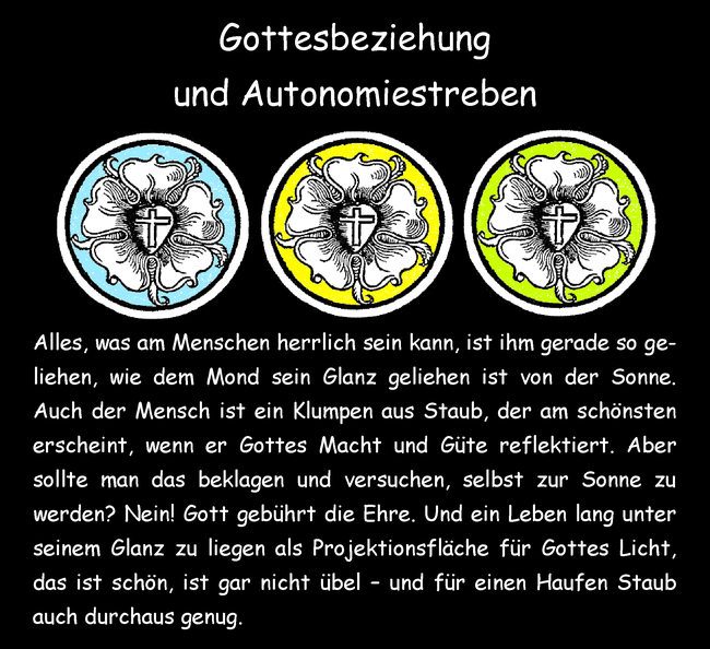 Gottesbeziehung und Autonomiestreben