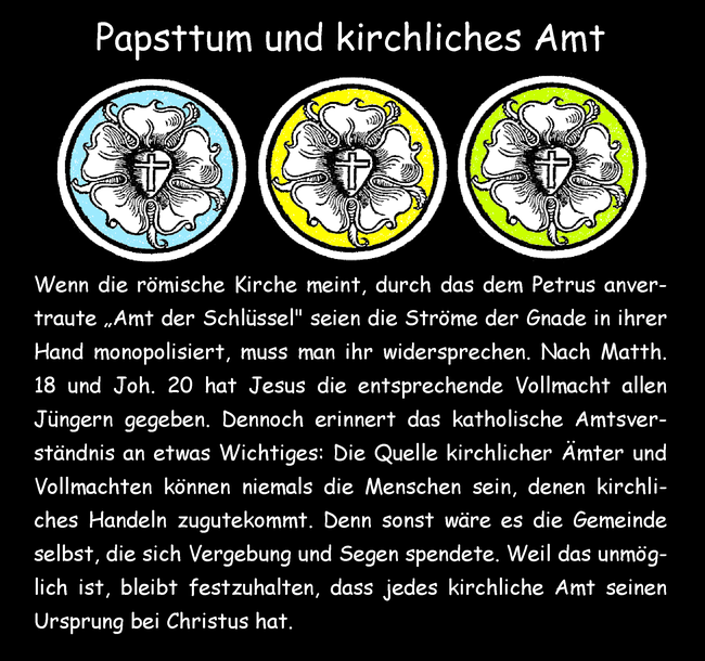Papsttum und kirchliches Amt