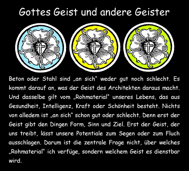 Gottes Geist und andere Geister