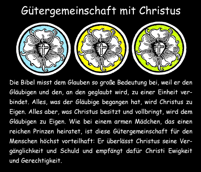 Gütergemeinschaft mit Christus