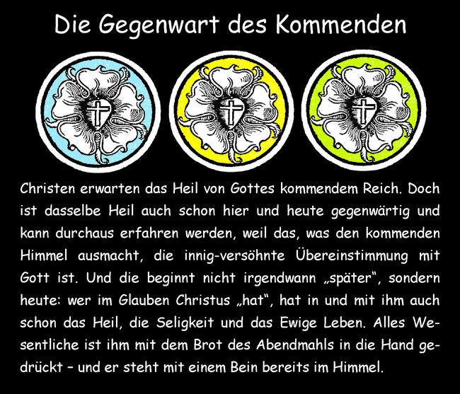 Die Gegenwart des Kommenden