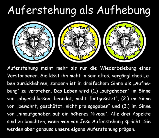 Auferstehung als Aufhebung