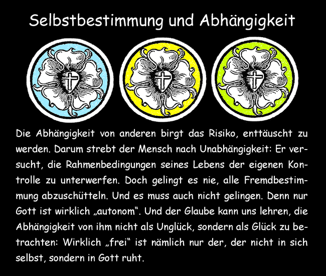 Selbstbestimmung und Abhängigkeit