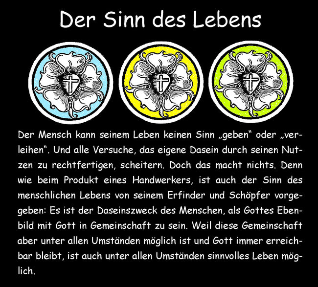 Der Sinn des Lebens