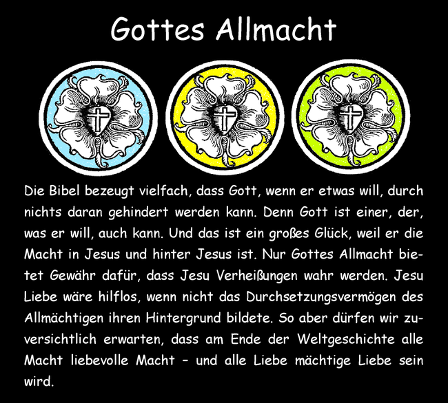 Gottes Allmacht