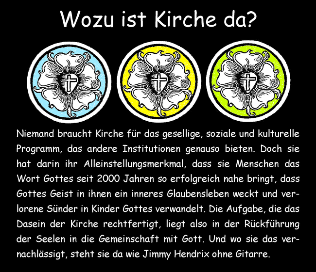 Wozu ist Kirche da?