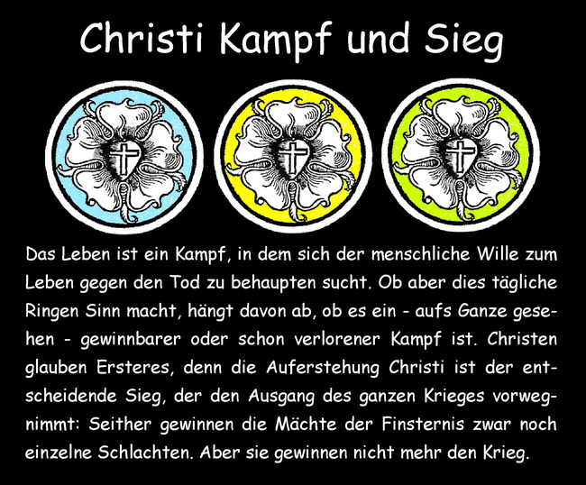 Christi Kampf und Sieg