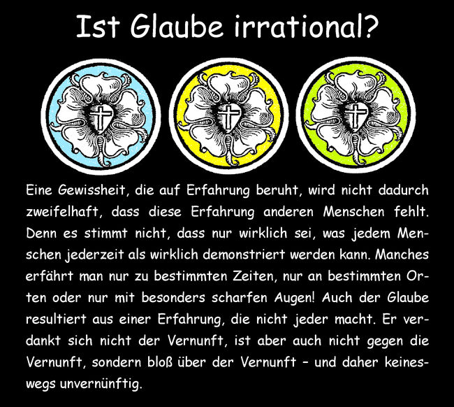Ist Glaube irrational?