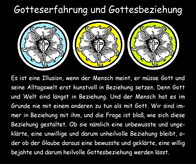 Gotteserfahrung und Gottesbeziehung