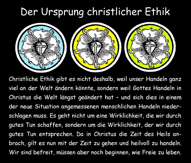 Der Ursprung christlicher Ethik