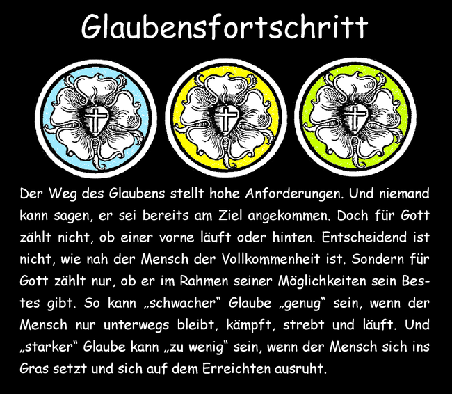 Glaubensfortschritt