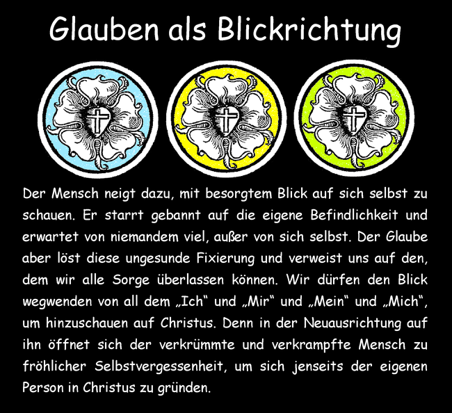 Glaube als Blickrichtung