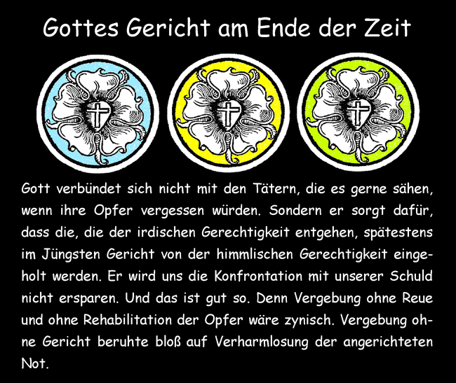 Gottes Gericht am Ende der Zeit