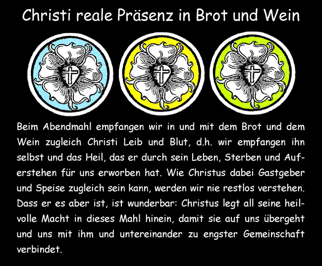 Christi reale Präsenz in Brot und Wein