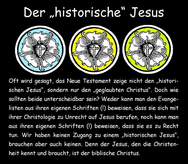 Der "historische" Jesus