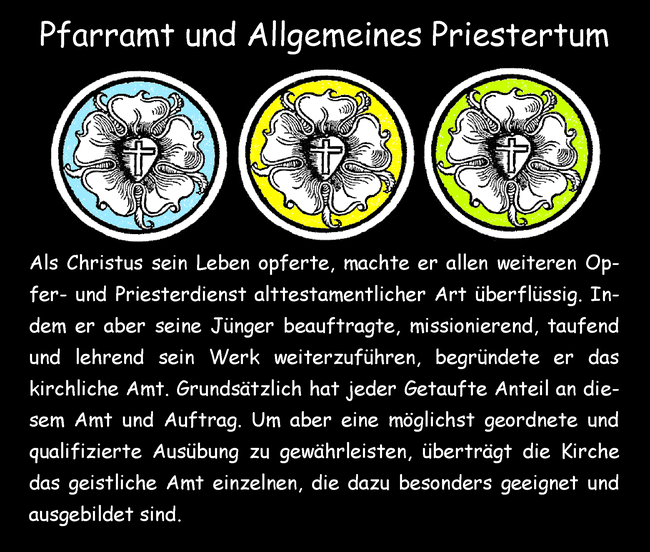 Pfarramt und Allgemeines Priestertum