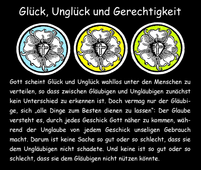 Glück, Unglück und Gerechtigkeit