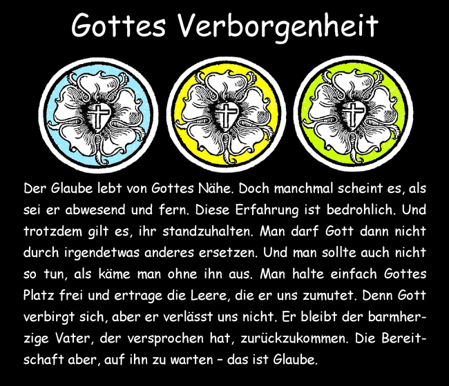 Gottes Verborgenheit