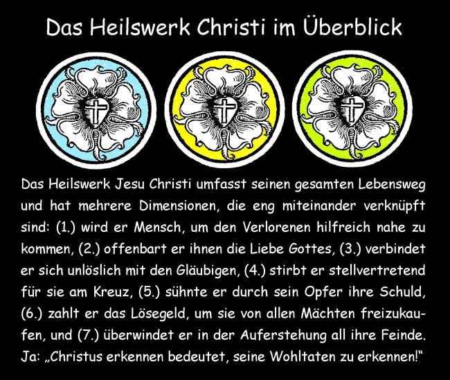 Das Heilswerk Christi im Überblick
