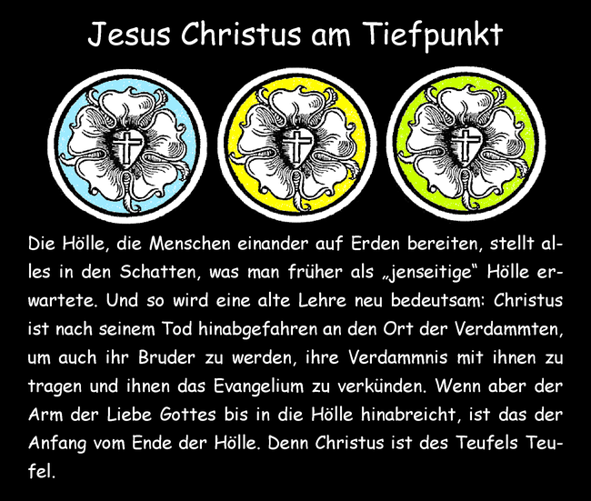 Jesus Christus am Tiefpunkt