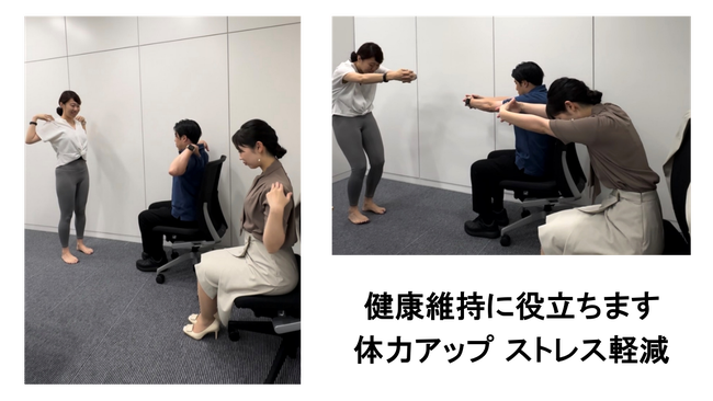 ハザマスポーツの出張フィットネス | 会社内、企業内での出張ヨガや出張ストレッチ