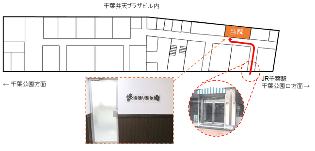 千葉弁天ビル内　案内図