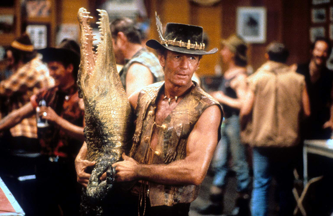 Paul Hogan in Crocodile Dundee