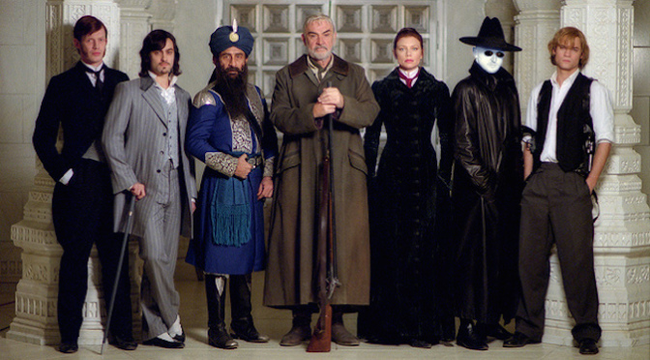 The cast of The League of Extraordinary Gentlemen