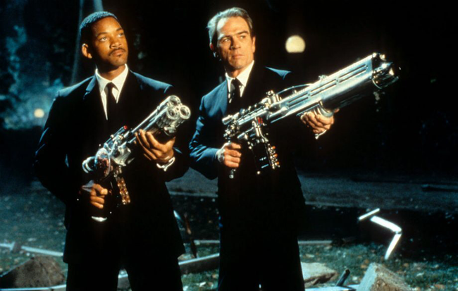 Will Smith & Tommy Lee Jones in Men in Black