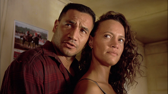 Temeura Morrison & Rena Owen in Once Were Warriors