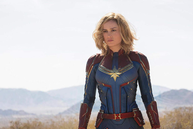 Brie Larson in Captain Marvel