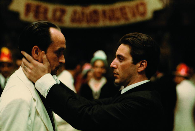 John Cazale & Al Pacino in The Godfather part II