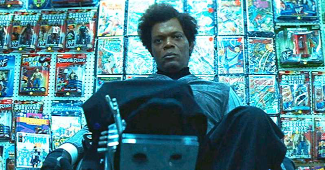 Samuel L. Jackson in Unbreakable