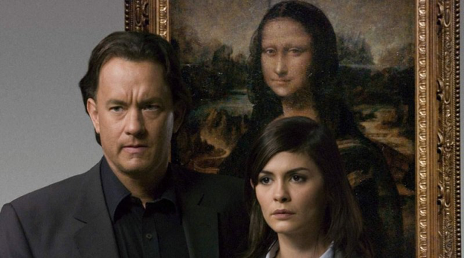 Tom Hanks & Audrey Tautou in The Da Vinci Code