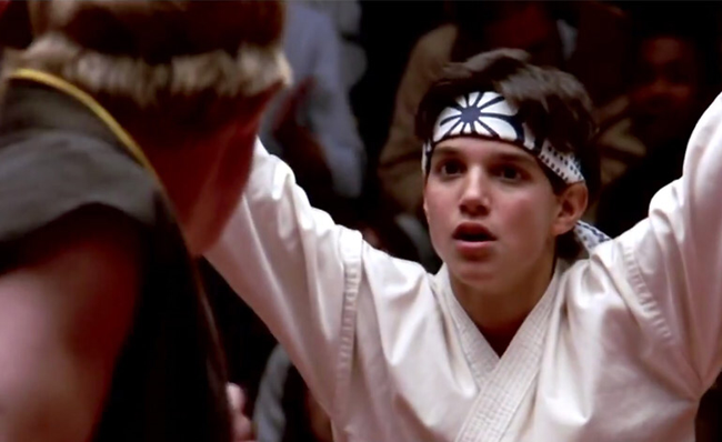 Ralph Macchio in The Karate Kid