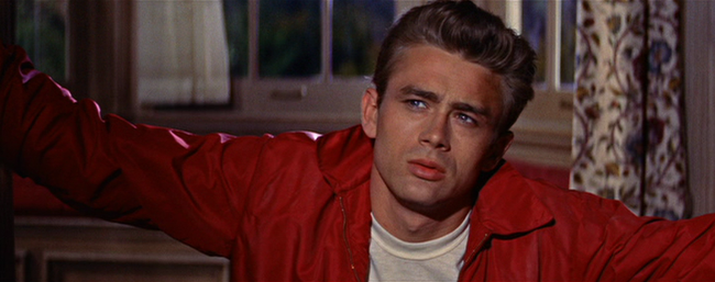 James Dean in Rebel Without A Cause