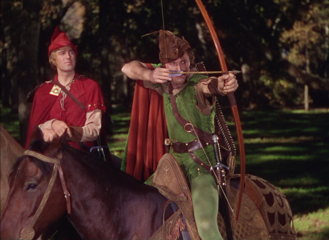 Errol Flynn in The Adventures of Robin Hood