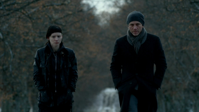 Rooney Mara & Daniel Craig in The Girl with the Dragon Tattoo